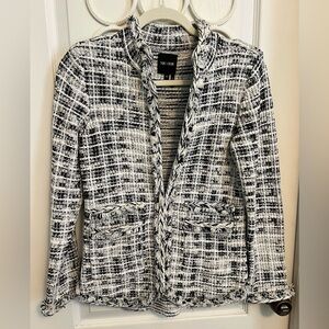 Nic +Zoe cardigan PP black/white